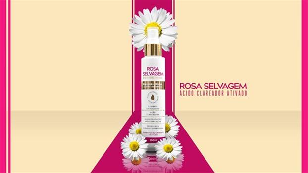 Compostos ativos do Rosa Selvagem Ácido Clareador